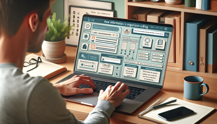 Cómo se organiza la información en un blog