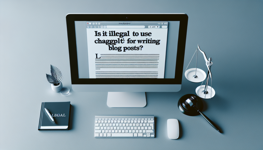 Es ilegal utilizar Chatgpt para escribir publicaciones de blog